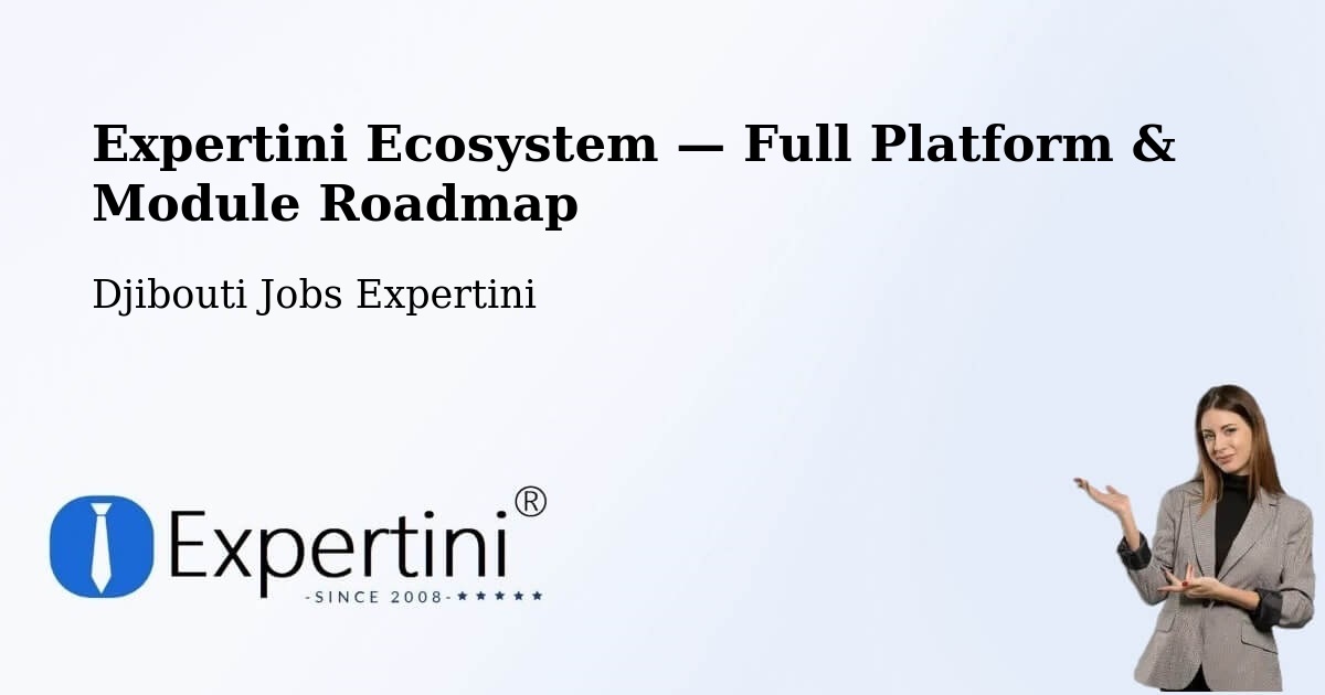 Expertini Ecosystem — Full Platform & Module Roadmap – Arta