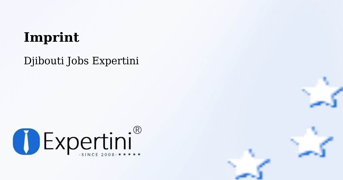 Imprint – Arta - Djibouti Jobs Expertini